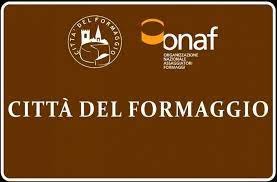 Riconoscimento originale Città del Formaggio con i marchi ONAF, senza ritaglio o alterazioni